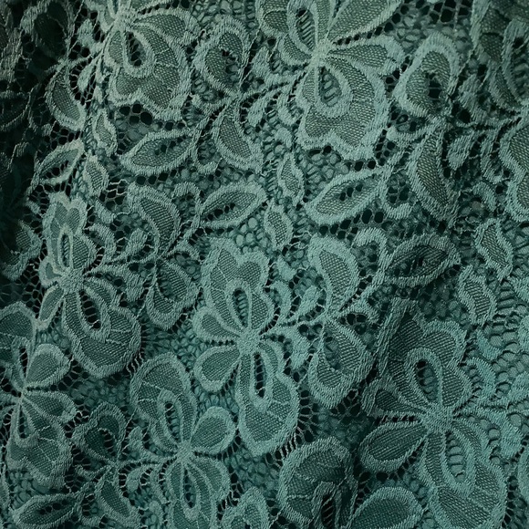 Tacera Small Turquoise Lace Dress - Picture 2 of 4